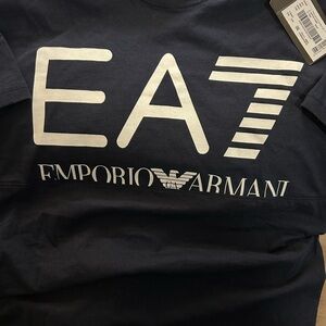 Emporio Armani Blue Short Sleeve Tee